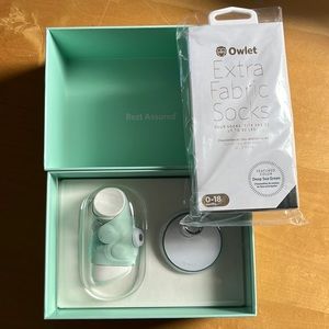 NWT Owlet 3rd Generation Smart Sock with Deep Sea Green sock. Free shipping!